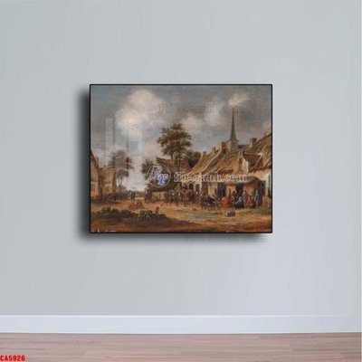 Tệp tin gốc Tranh sơn dầu phong cảnh châu âu CA5926 (dùng cho in ấn) chuyên nghiệp