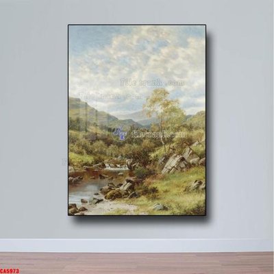 File PSD Tranh sơn dầu phong cảnh châu âu CA5973 (chất lượng in ấn)