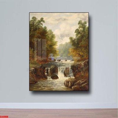 File gốc Tranh sơn dầu phong cảnh châu âu CA5988 (in ấn) không giới hạn