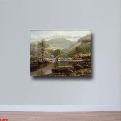 File tranh Tranh sơn dầu phong cảnh châu âu CA5991 (ảnh gốc) chi tiết rõ ràng