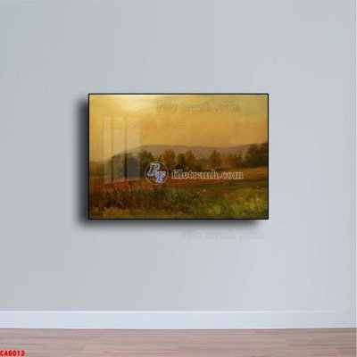 File gốc Tranh sơn dầu phong cảnh châu âu CA6013 (phong cách) tối giản