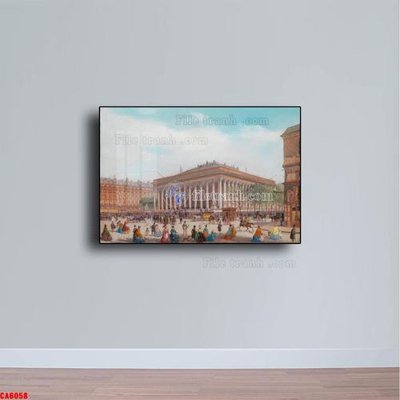 Tải file Tranh sơn dầu phong cảnh châu âu CA6058 (gốc) in trên mọi chất liệu