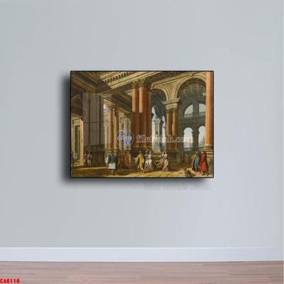 File gốc Tranh sơn dầu phong cảnh châu âu CA6116 (ảnh chi tiết) để in ấn