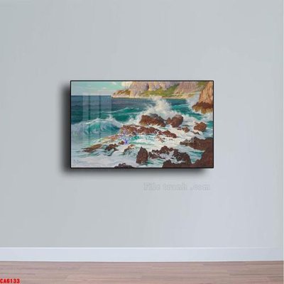 File gốc Tranh sơn dầu phong cảnh châu âu CA6133 (phong cách) tối giản