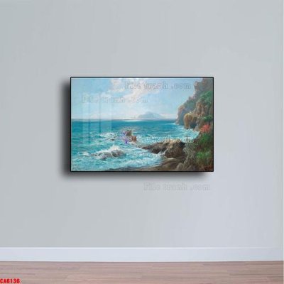 File gốc Tranh sơn dầu phong cảnh châu âu CA6136 (ảnh rõ nét) để in