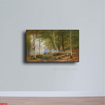 File tranh Tranh sơn dầu phong cảnh châu âu CA6143 (gốc) in vải canvas