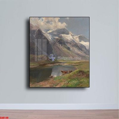 File gốc Tranh sơn dầu phong cảnh châu âu CA6149 (PNG) trong suốt (transparent)