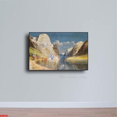 File gốc Tranh sơn dầu phong cảnh châu âu CA6161 (chủ đề hiện đại) trang trí