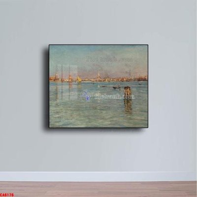 Tải file Tranh sơn dầu phong cảnh châu âu CA6176 (gốc) in nhanh