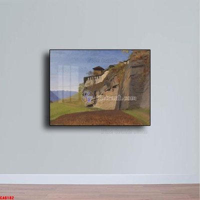 File gốc Tranh sơn dầu phong cảnh châu âu CA6182 (phiên bản chuẩn) để in ấn