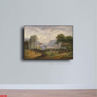 File gốc Tranh sơn dầu phong cảnh châu âu CA6190 (thiết kế) độc quyền