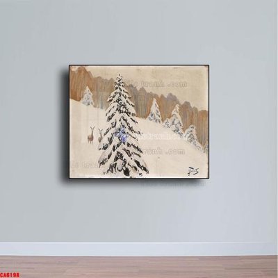 File tranh Tranh sơn dầu phong cảnh châu âu CA6198 (bản gốc) in lụa dán tường