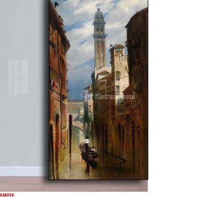 Tải file Tranh sơn dầu phong cảnh châu âu CA6233 (ảnh gốc) độ phân giải 300dpi