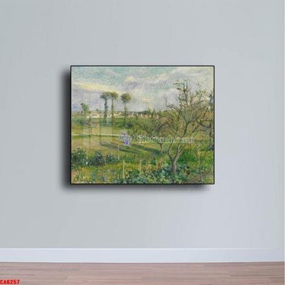 Tải file Tranh sơn dầu phong cảnh châu âu CA6257 (gốc) in tranh tráng gương