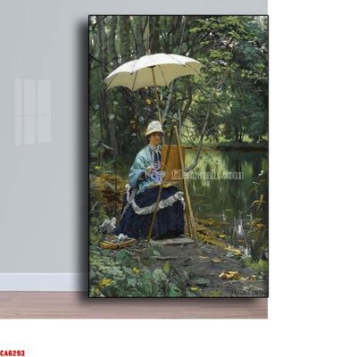 File gốc Tranh sơn dầu phong cảnh châu âu CA6293 cho in ấn và thiết kế