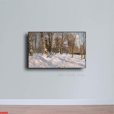 File tranh Tranh sơn dầu phong cảnh châu âu CA6363 (gốc) in backlit film