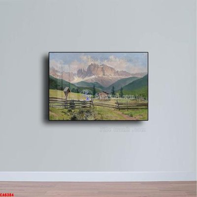 File tranh Tranh sơn dầu phong cảnh châu âu CA6384 (bản gốc) in lụa dán tường