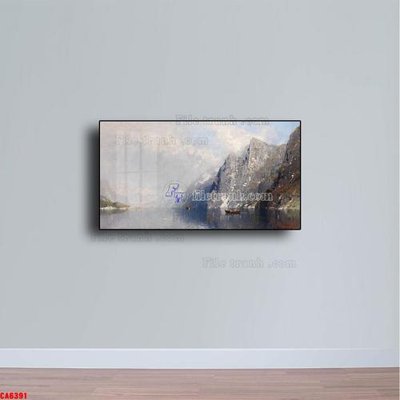 Download file gốc Tranh sơn dầu phong cảnh châu âu CA6391 (in lụa) tranh 3D