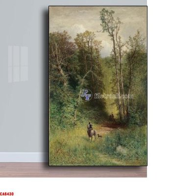 File tranh Tranh sơn dầu phong cảnh châu âu CA6430 (ảnh gốc) in trần 3D
