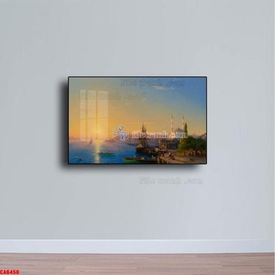 Tải file gốc Tranh sơn dầu phong cảnh châu âu CA6450 (in không vỡ ảnh)