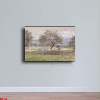 File PSD Tranh sơn dầu phong cảnh châu âu CA6455 (bản gốc) cho nhà in