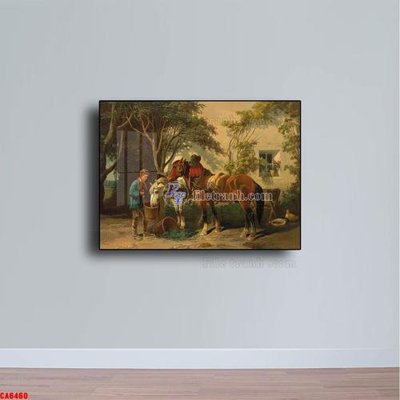 File gốc Tranh sơn dầu phong cảnh châu âu CA6460 (dành cho quảng cáo)