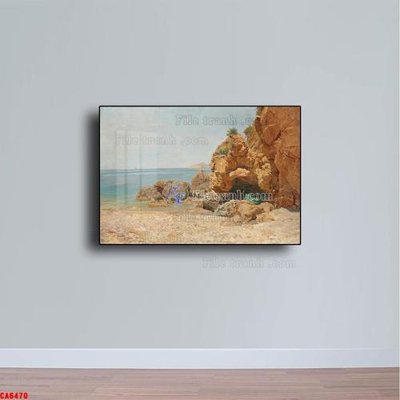 Tải file Tranh sơn dầu phong cảnh châu âu CA6470 (gốc) chủ đề tâm linh