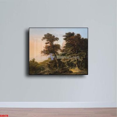 File ảnh Tranh sơn dầu phong cảnh châu âu CA6478 (gốc) in standee