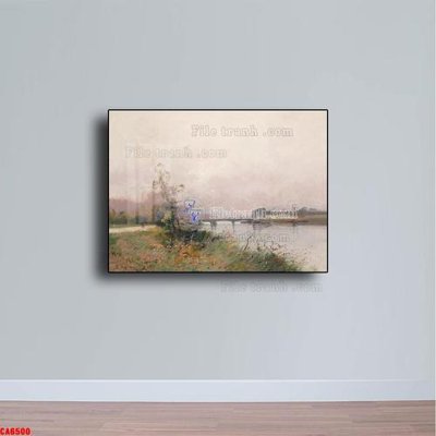 File tranh Tranh sơn dầu phong cảnh châu âu CA6500 (ảnh gốc) chi tiết rõ ràng