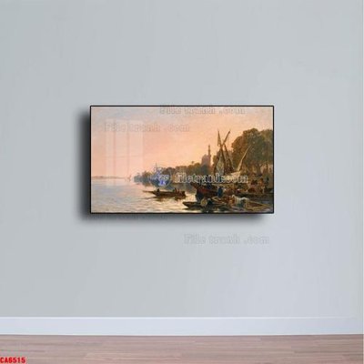 File tranh Tranh sơn dầu phong cảnh châu âu CA6515 (bản gốc) treo tường