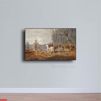 File in mica Tranh sơn dầu phong cảnh châu âu CA6553 (ảnh gốc) đẹp