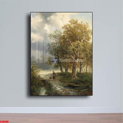 Tải về file gốc Tranh sơn dầu phong cảnh châu âu CA6598 (dùng cho in quảng cáo)