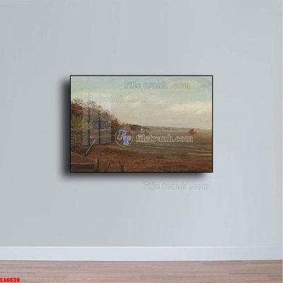 Tải xuống file tranh gốc Tranh sơn dầu phong cảnh châu âu CA6639 (PSD/TIFF)