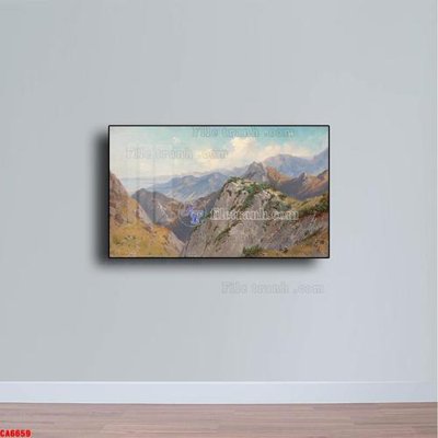 File gốc Tranh sơn dầu phong cảnh châu âu CA6659 (thiết kế) độc quyền