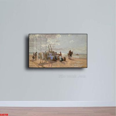 File tranh in trần Tranh sơn dầu phong cảnh châu âu CA6708 (ảnh gốc siêu nét)