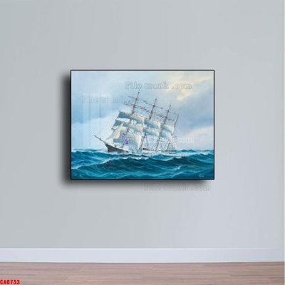 File PSD in ấn Tranh sơn dầu phong cảnh châu âu CA6733 (chất lượng cao)