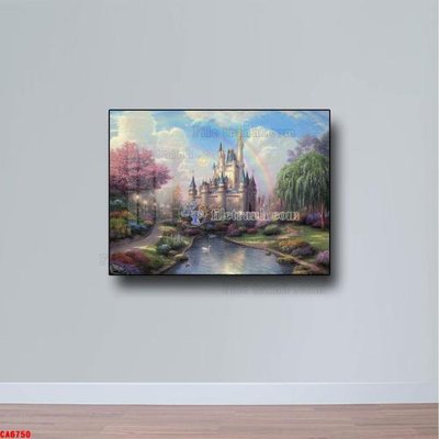 Tải file Tranh sơn dầu phong cảnh châu âu CA6750 (gốc) làm tranh treo tường