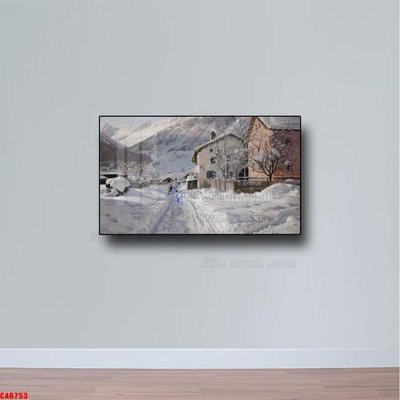 Tải file tranh Tranh sơn dầu phong cảnh châu âu CA6753 (gốc) tại Filetranh.com