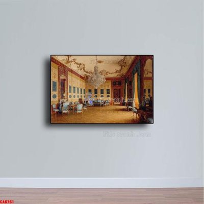 Hình ảnh file gốc Tranh sơn dầu phong cảnh châu âu CA6761 (chất lượng cao)