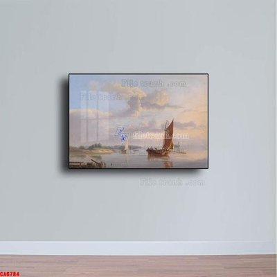 File gốc Tranh sơn dầu phong cảnh châu âu CA6784 (trang trí) phòng ngủ