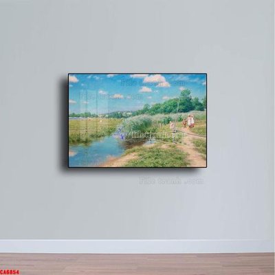 File tranh Tranh sơn dầu phong cảnh châu âu CA6854 (bản gốc) treo quán cafe