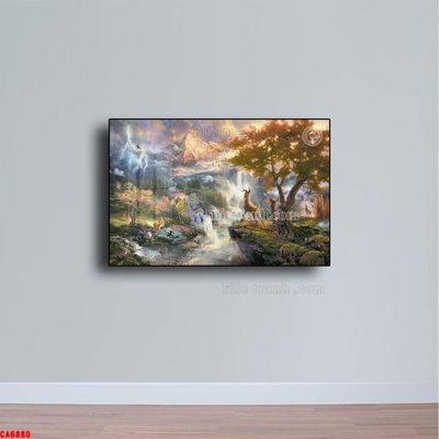 Tải file Tranh sơn dầu phong cảnh châu âu CA6880 (gốc) làm tranh treo tường