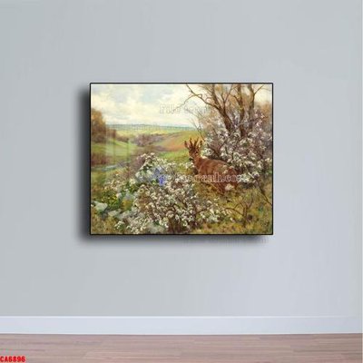 File tranh Tranh sơn dầu phong cảnh châu âu CA6896 (bản gốc) treo quán cafe