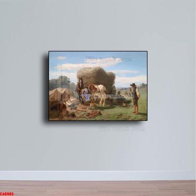 File in trần Tranh sơn dầu phong cảnh châu âu CA6985 (file gốc) phong thủy