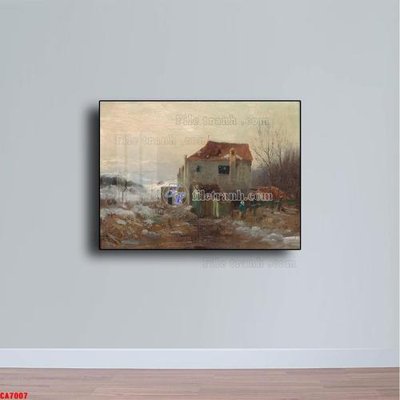Tải file gốc Tranh sơn dầu phong cảnh châu âu CA7007 (bản PSD) còn layer