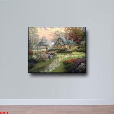 Tải file Tranh sơn dầu phong cảnh châu âu CA7013 (ảnh gốc) in gạch 3D