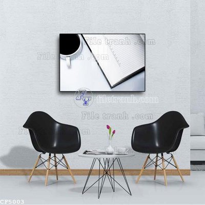 File tranh File tranh treo quán cà phê CF5003 (file gốc) chủ đề phong thủy