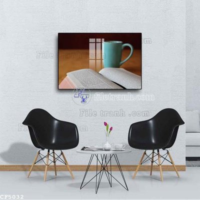 Download file gốc File tranh treo quán cà phê CF5032 (in lụa) cao cấp