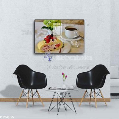 File tranh File tranh treo quán cà phê CF5035 (ảnh gốc) cho in ấn kỹ thuật số