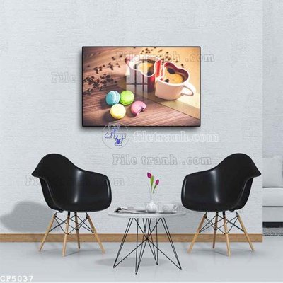 Tệp tin gốc File tranh treo quán cà phê CF5037 (dùng cho in) File tranh treo quán cà phê CF5037